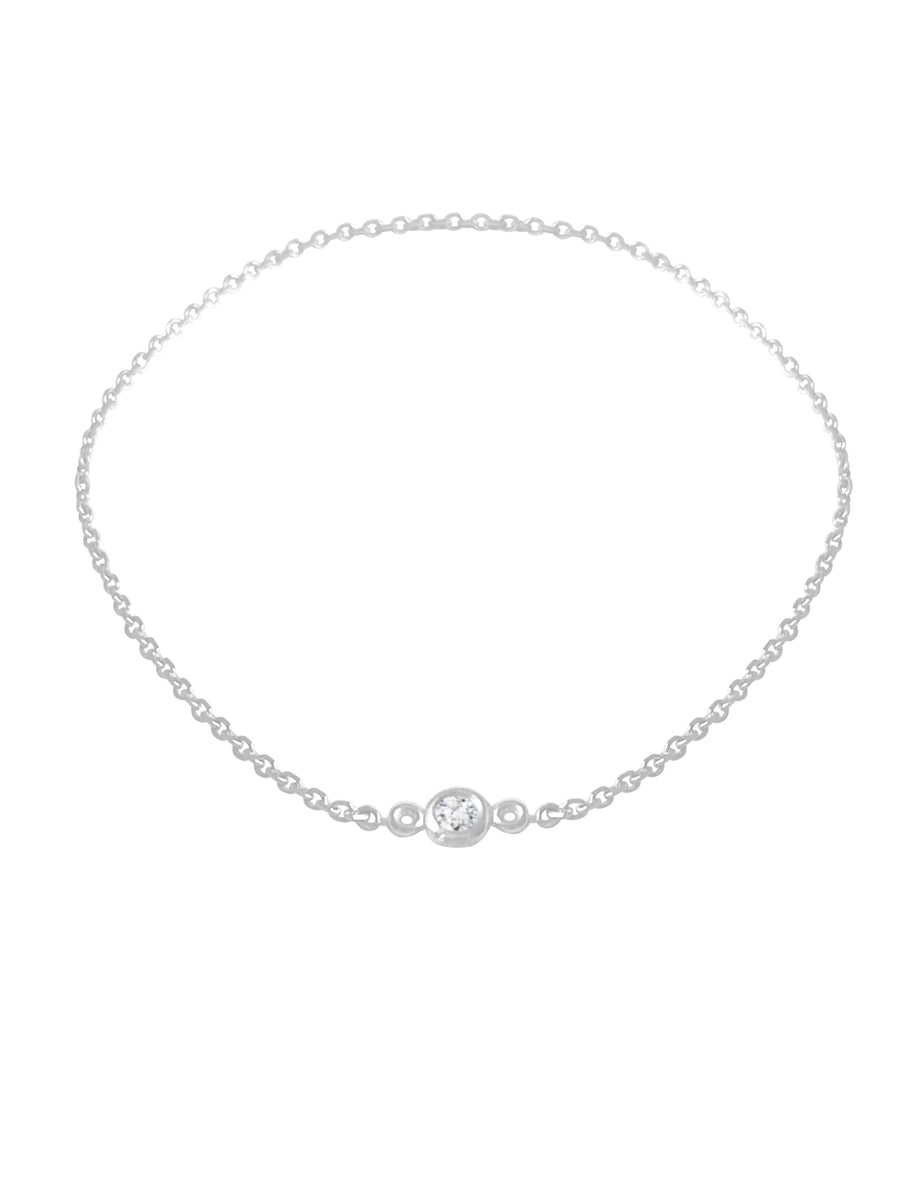 14K Solid Gold Fused Permanent Bracelet KEILA