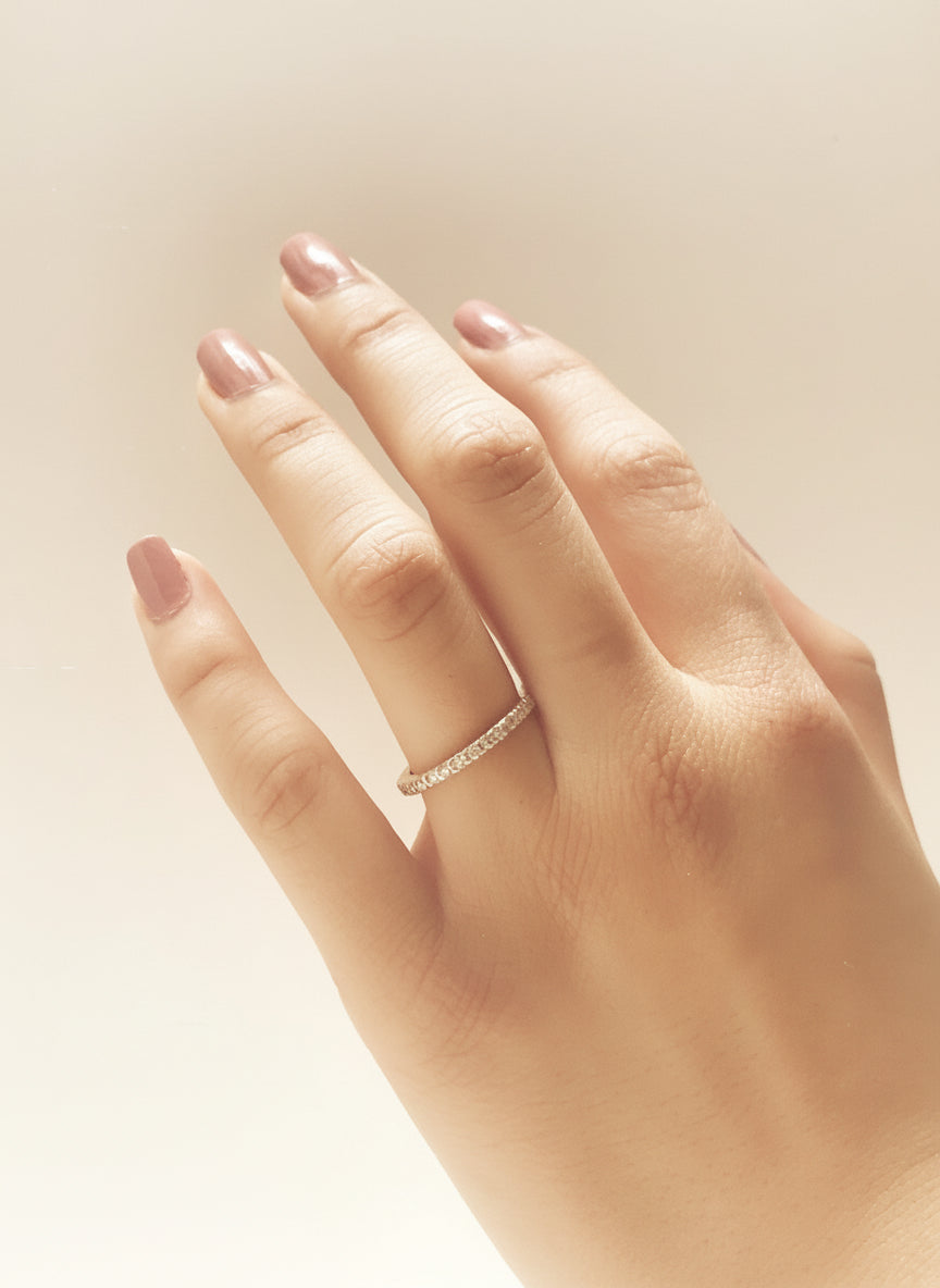 14k Gold Gemstone Band