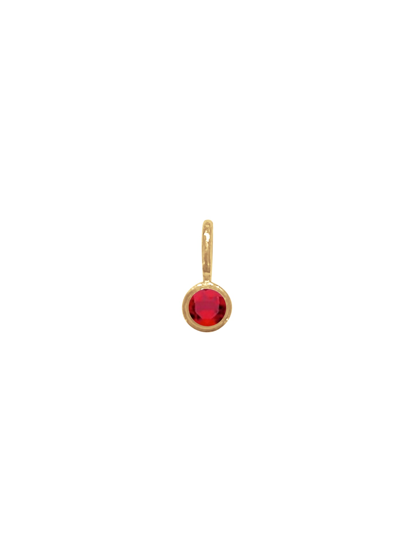 14K Birthstone Charm