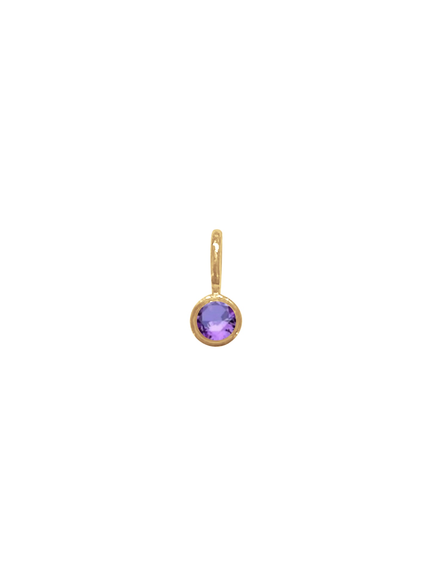 14K Birthstone Charm