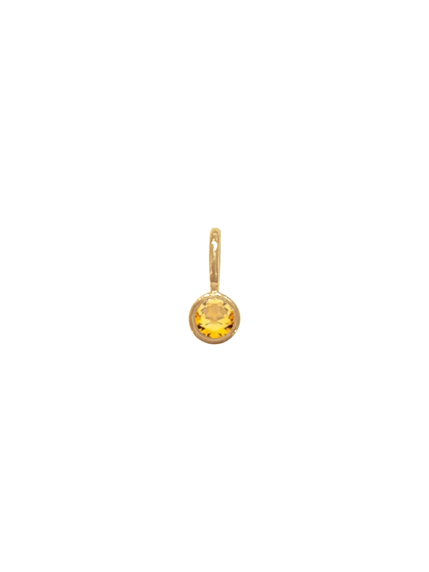 14K Birthstone Charm