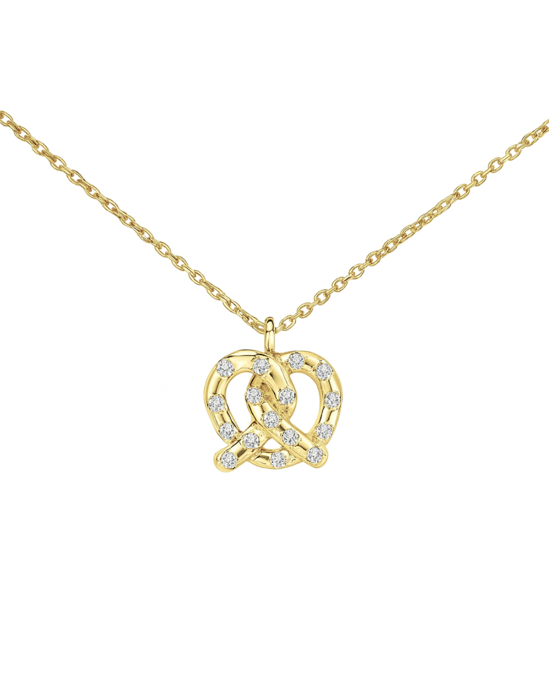 14K NY Pretzel Necklace
