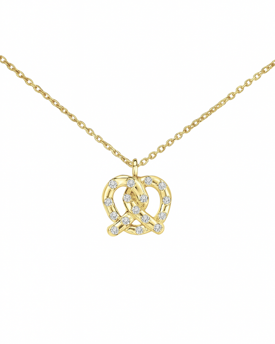 14K NY Pretzel Necklace