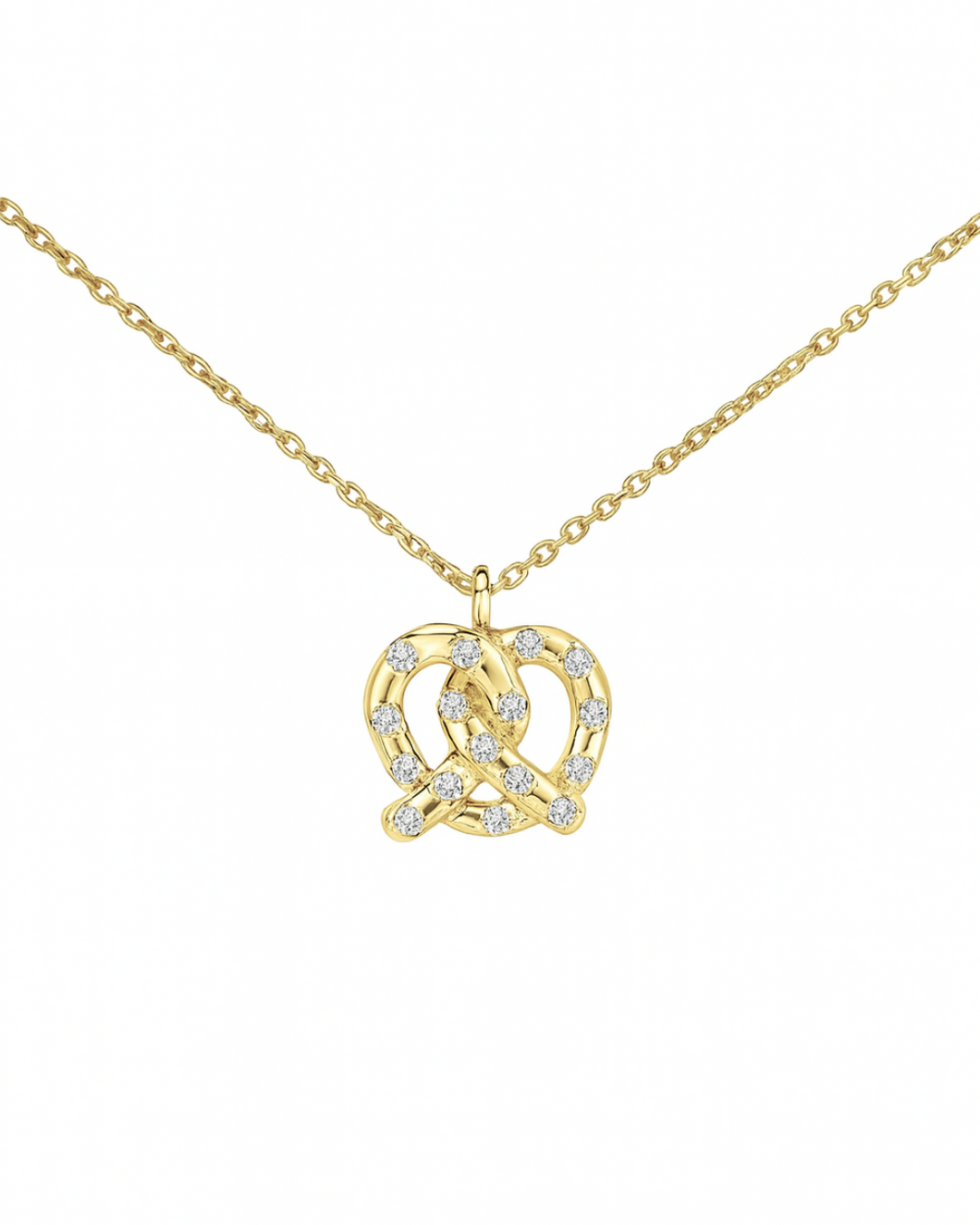 14K NY Pretzel Necklace