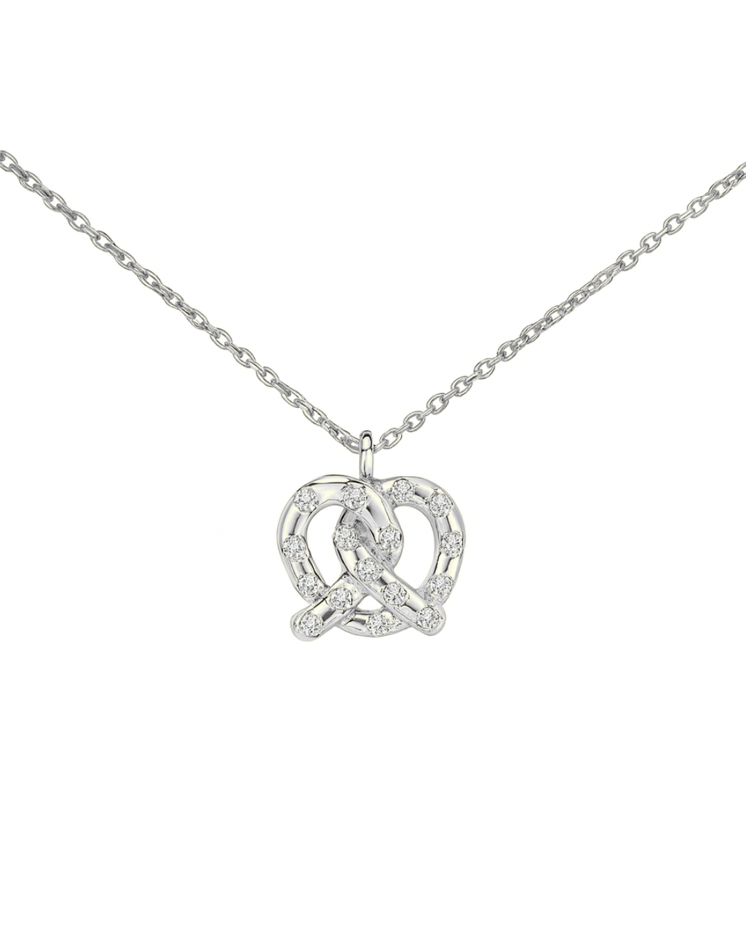 14K NY Pretzel Necklace