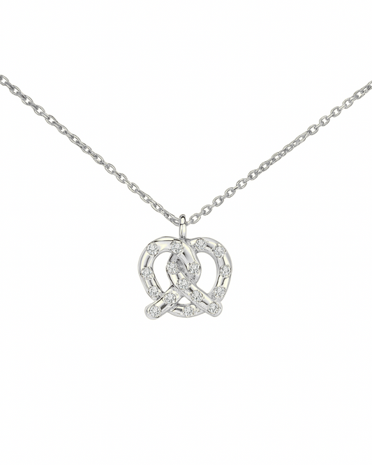 14K NY Pretzel Necklace