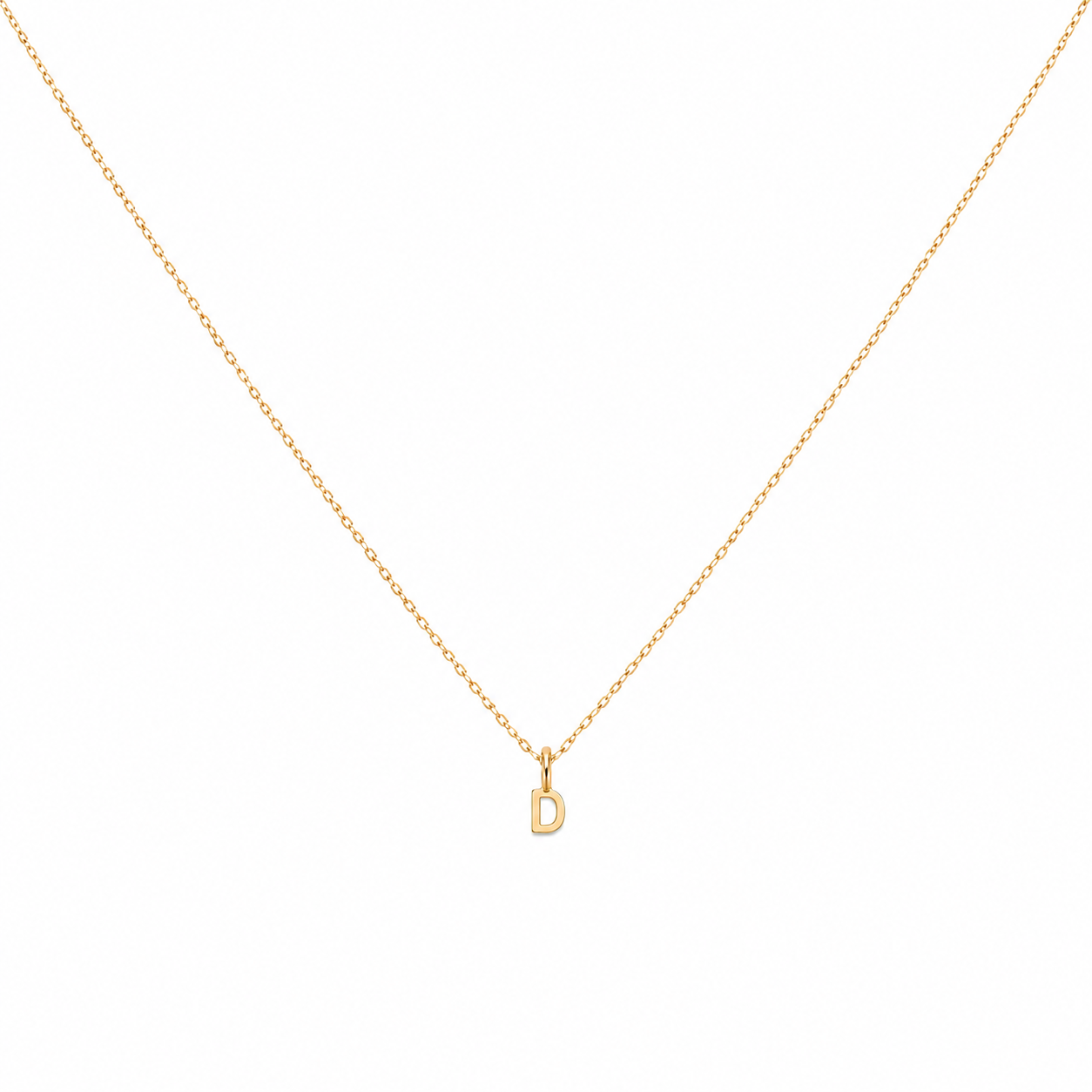 14k Kids Initial Necklace