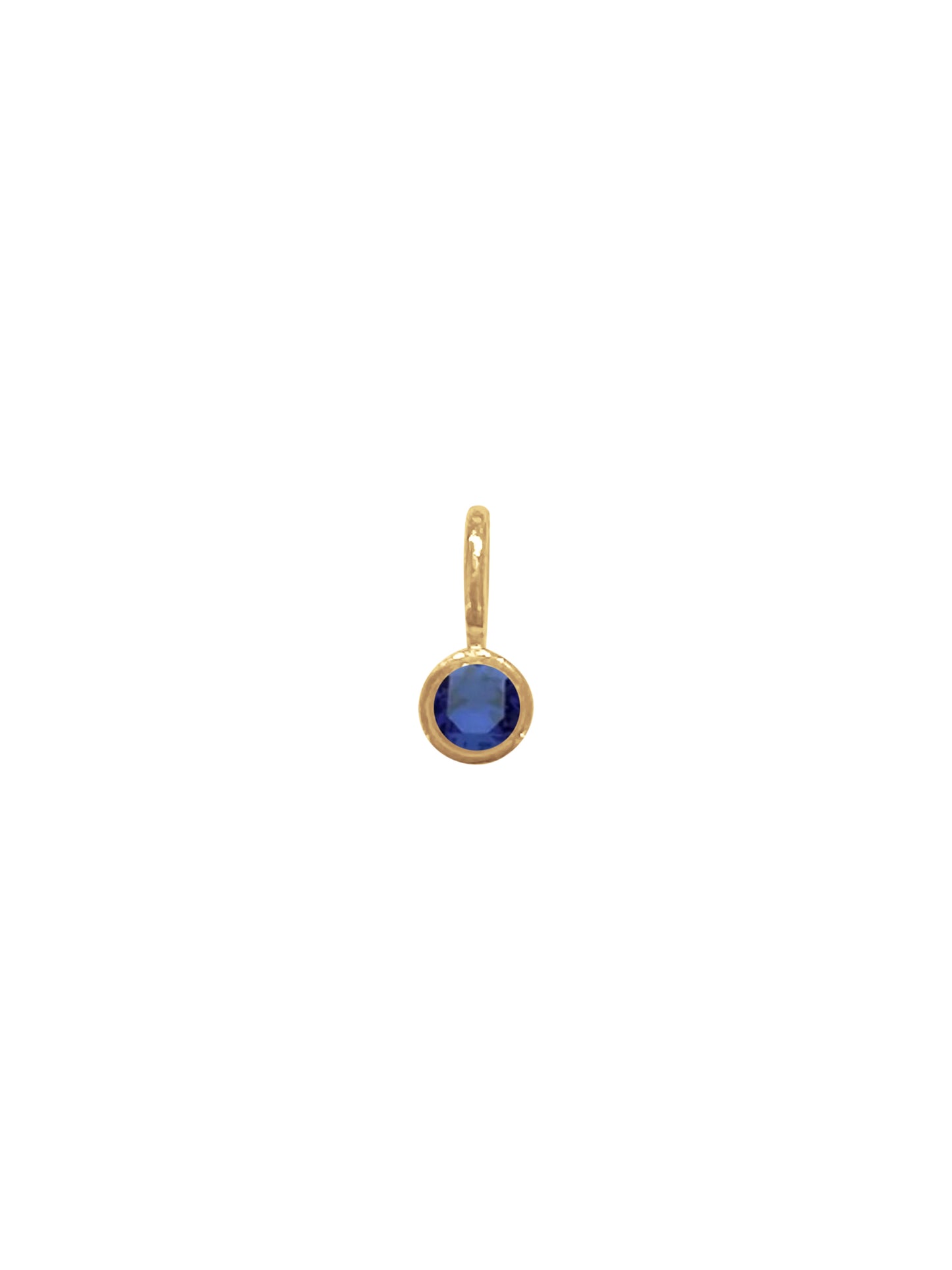 14K Birthstone Charm