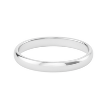 Silver ring on a white background