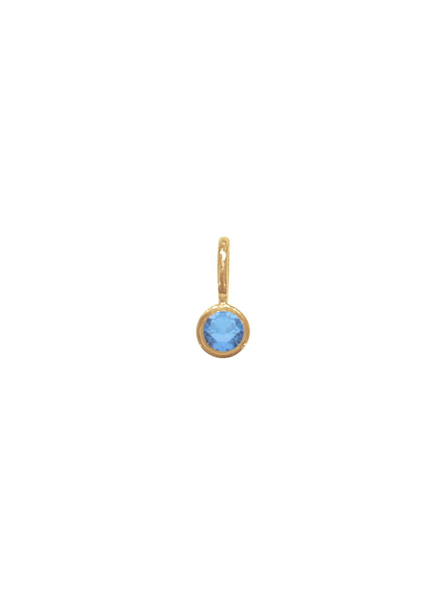 14K Birthstone Charm