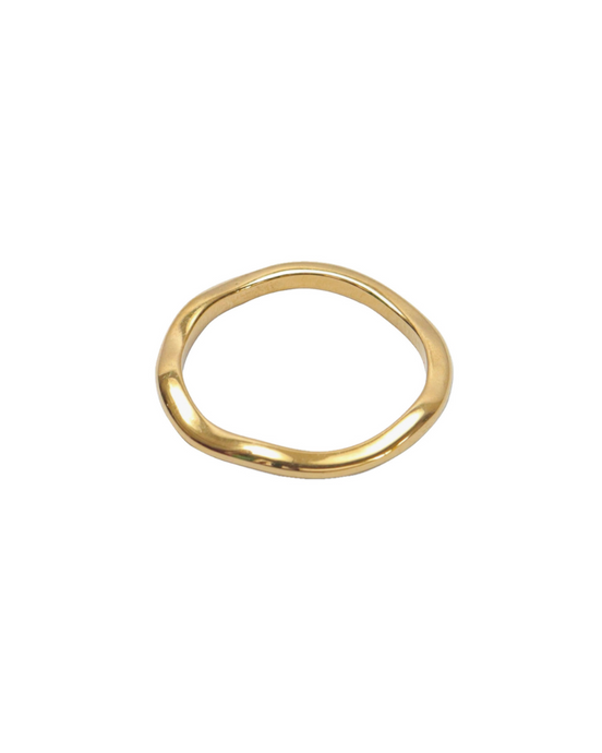 14K Delicate Wave Band