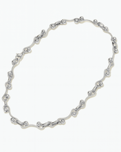 18K Gold Filled Wave & Bead Necklace