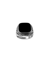 Sterling Silver Black Onyx/Tiger Eye Ring