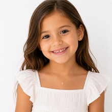 14k Kids Diamond Cross Necklace