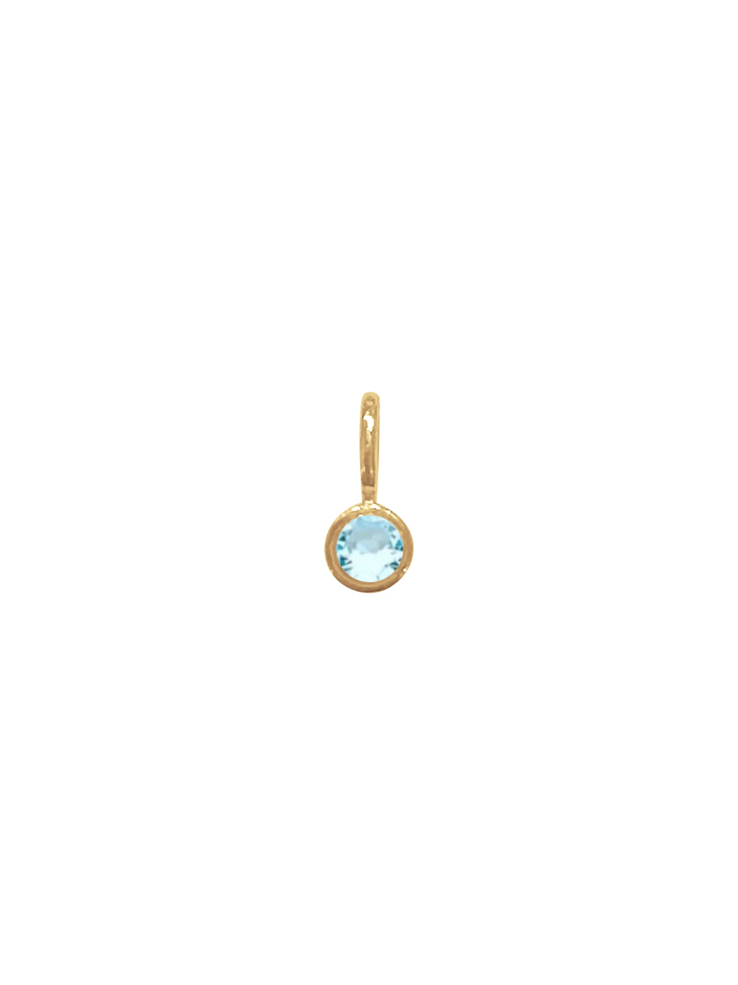 14K Birthstone Charm