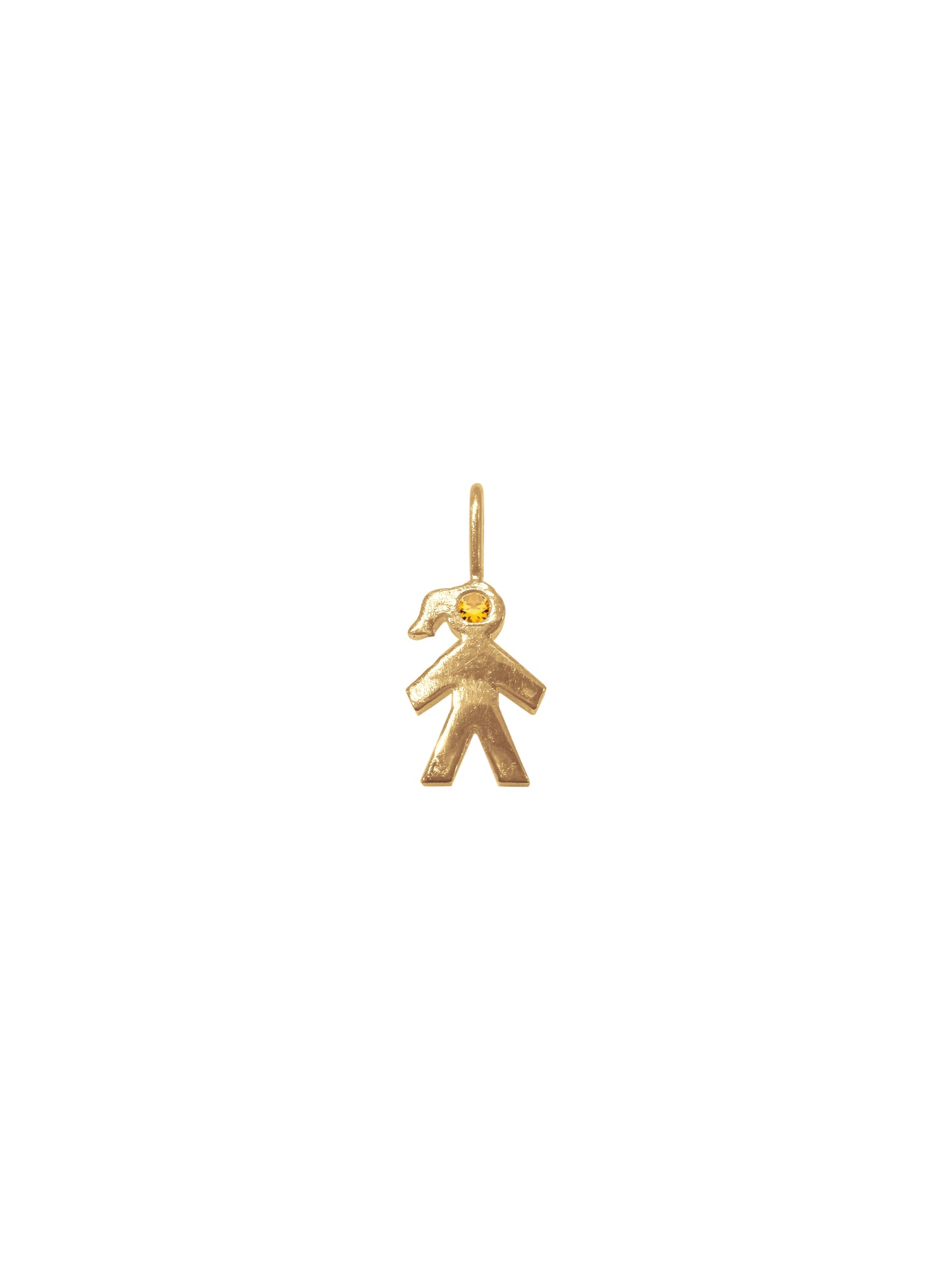 14K Birthstone Children Charm