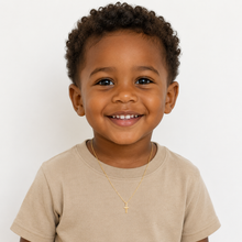14k Kids Cross Necklace