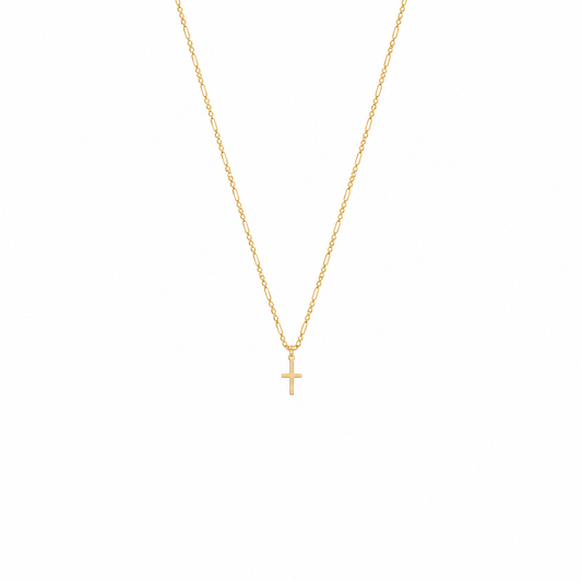 14k Kids Cross Necklace