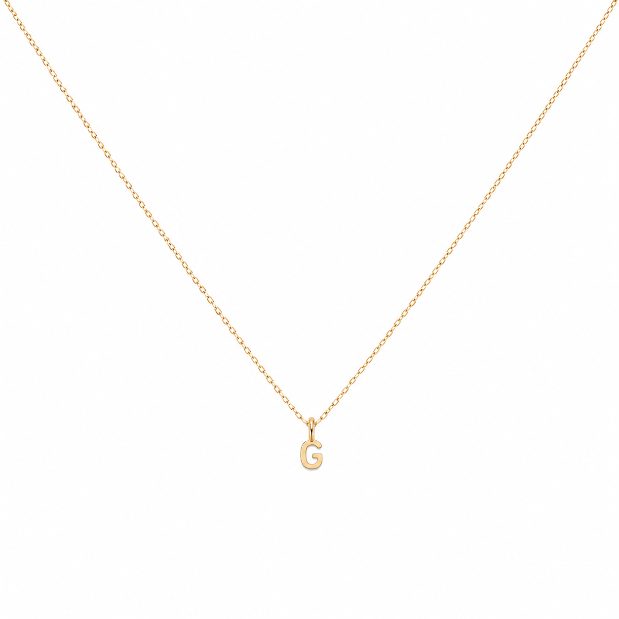 14k Kids Initial Necklace