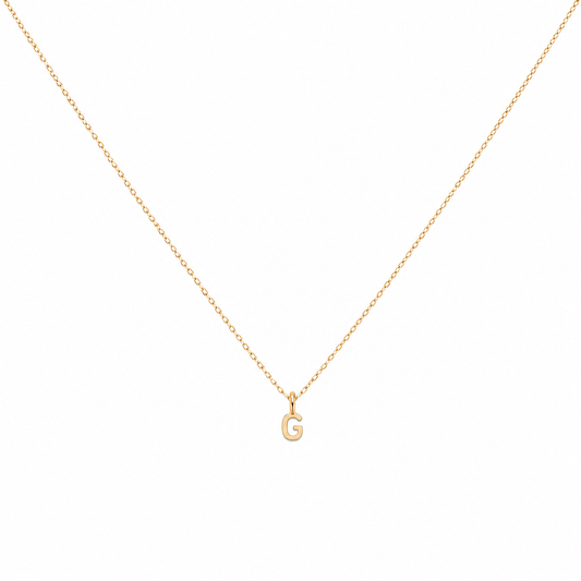 14k Kids Initial Necklace
