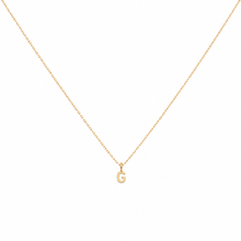 14k Kids Initial Necklace