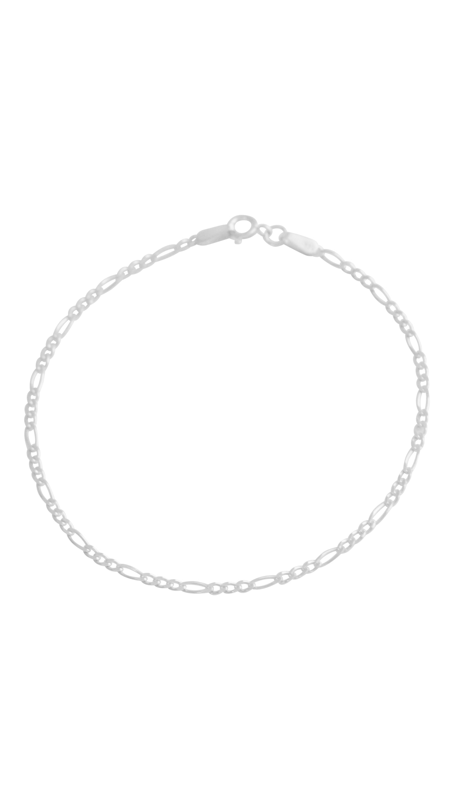 14K Gold Figaro Chain Bracelet