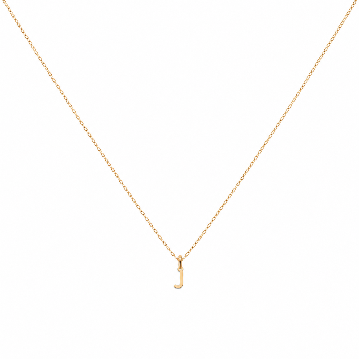 14k Kids Initial Necklace
