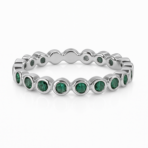 Bezel-Set Eternity Ring