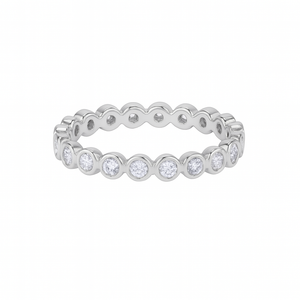 Bezel-Set Eternity Ring