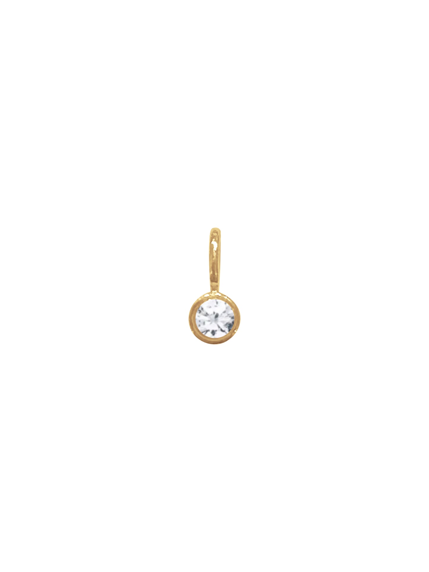14K Birthstone Charm