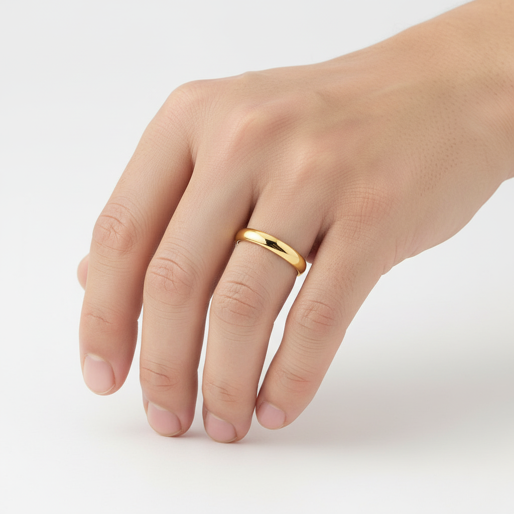 14K 3mm Confort Fit Wedding Band