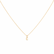 14k Kids Initial Necklace