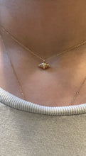 14k Gold Croissant Necklace