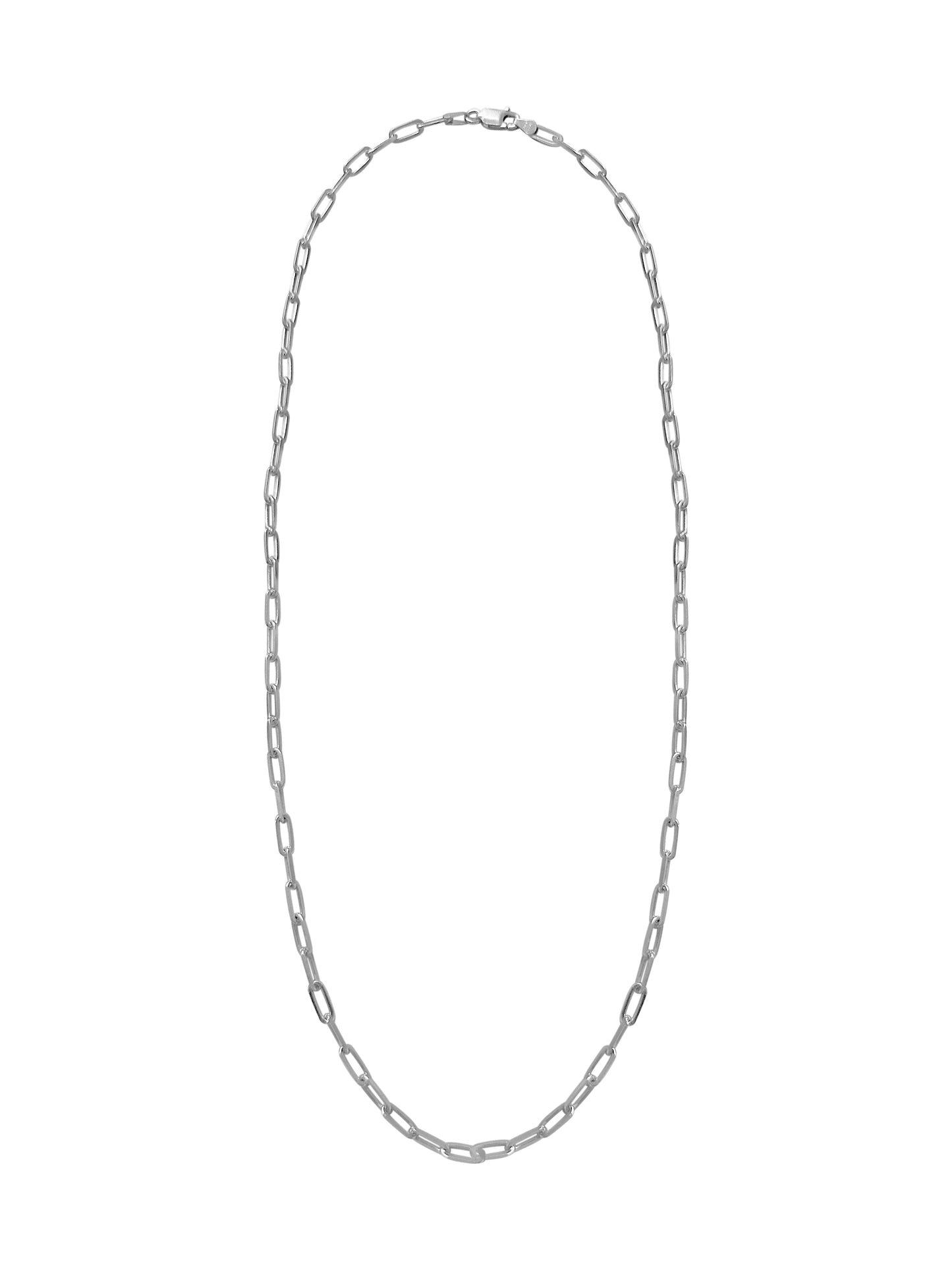 Sterling Silver Paper Clip Chain