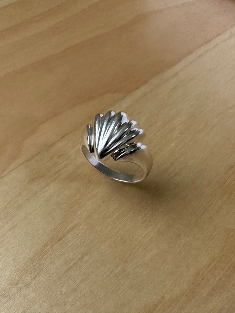 Sterling Silver Shell Ring
