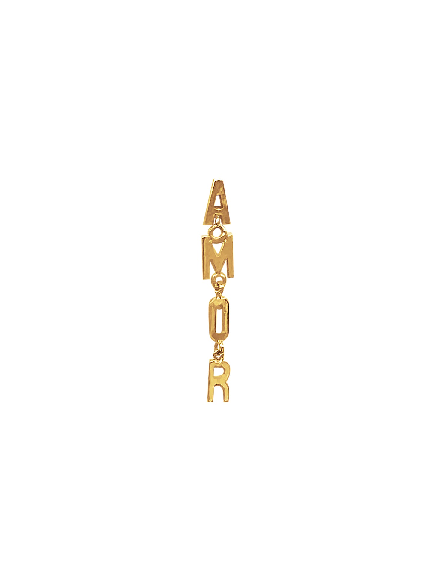 14K Amor Earring