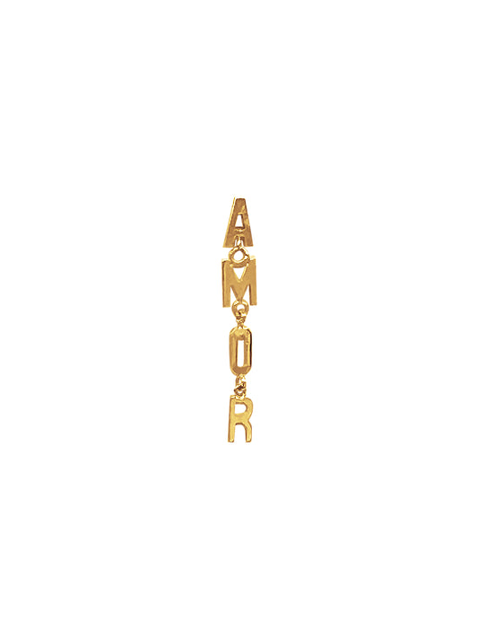 14K Amor Earring