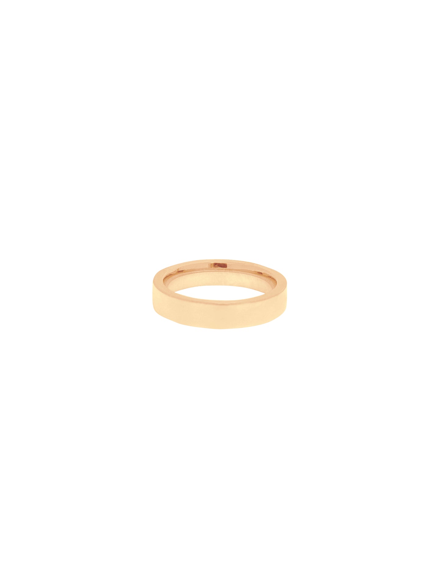 14K Gold Cigar Band Ring
