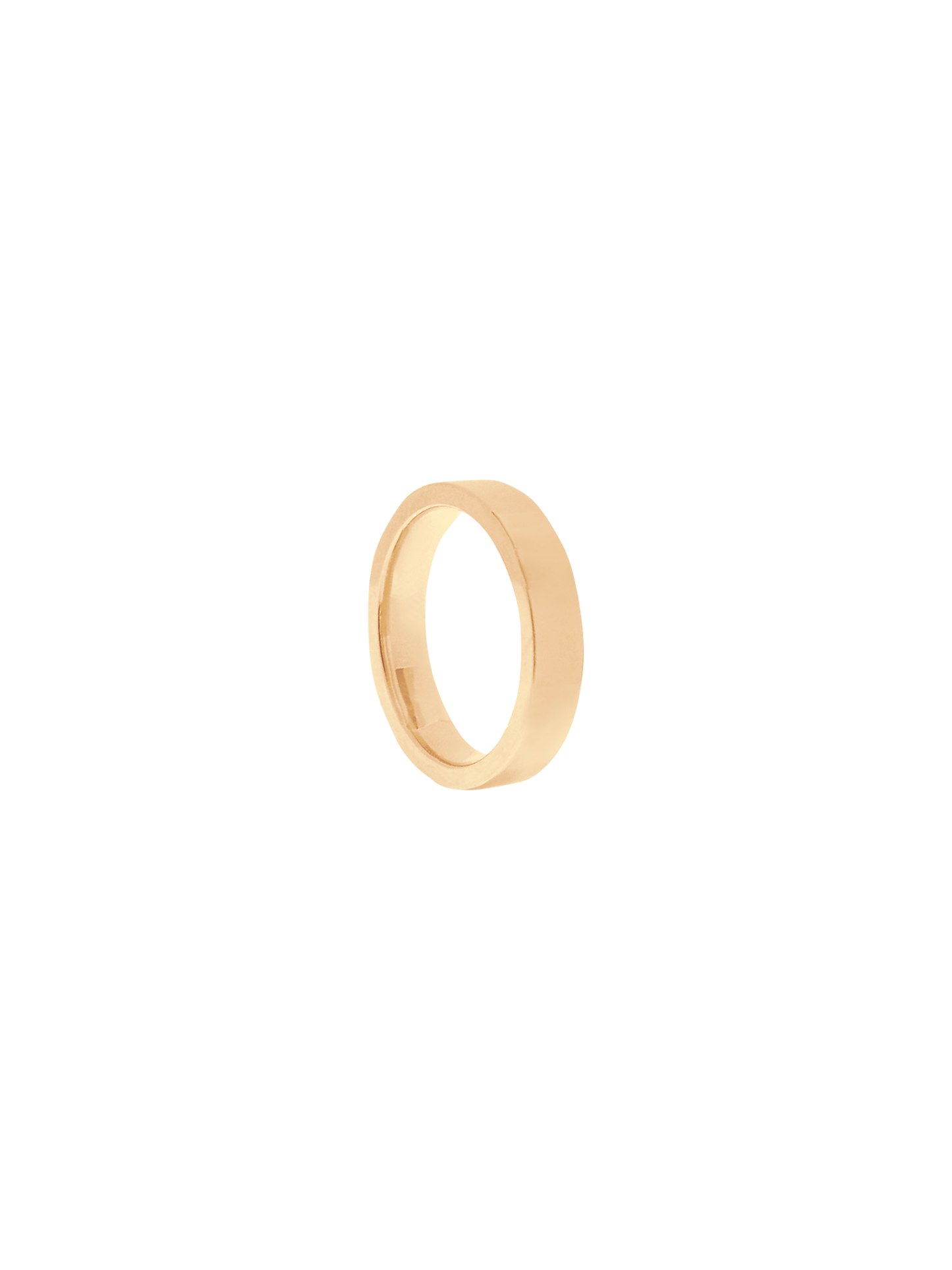 14K Gold Cigar Band Ring