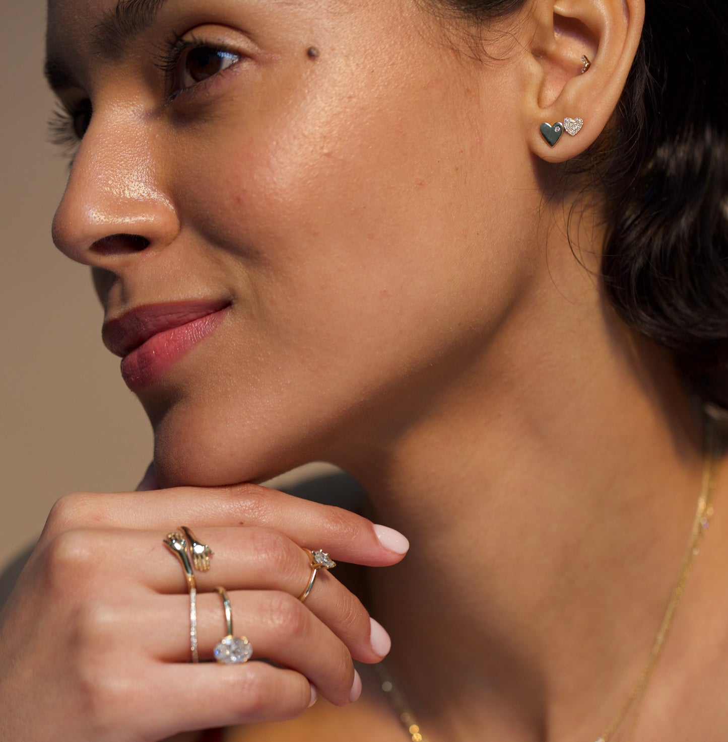 14K Gold Embrace Ring