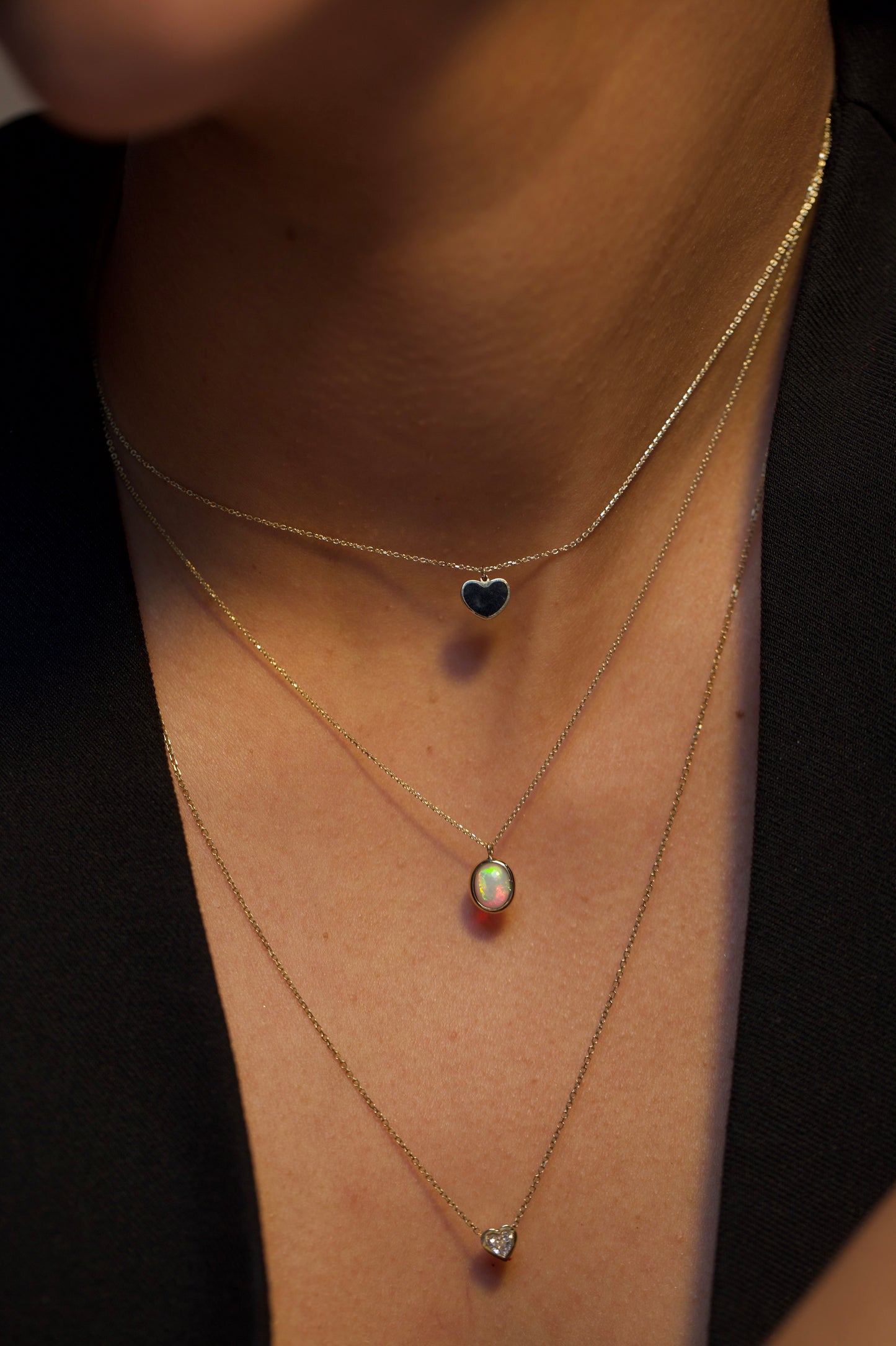 14K Opal Necklace