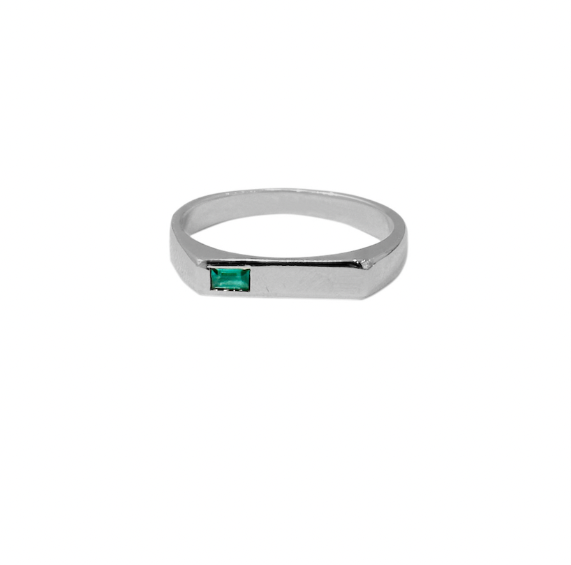 14k Gold Espinosa Emerald Ring