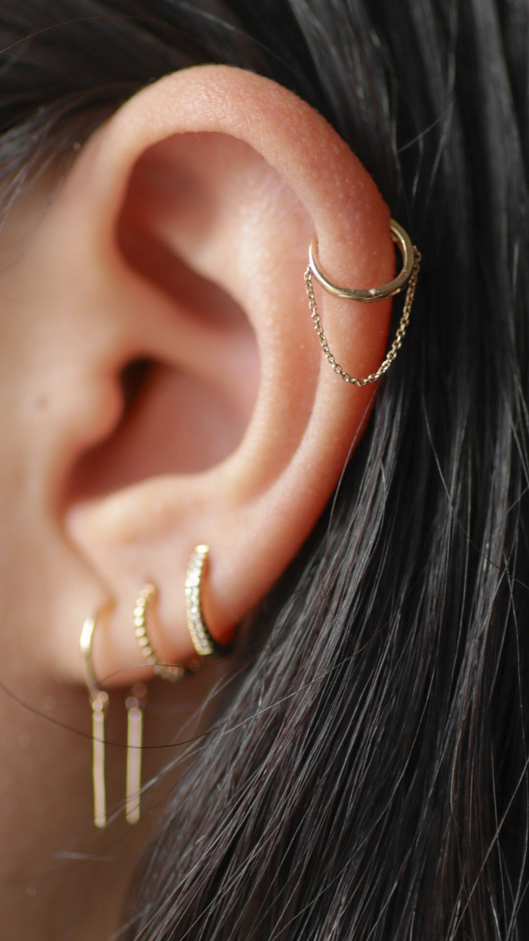 14KT Gold Sway Earring