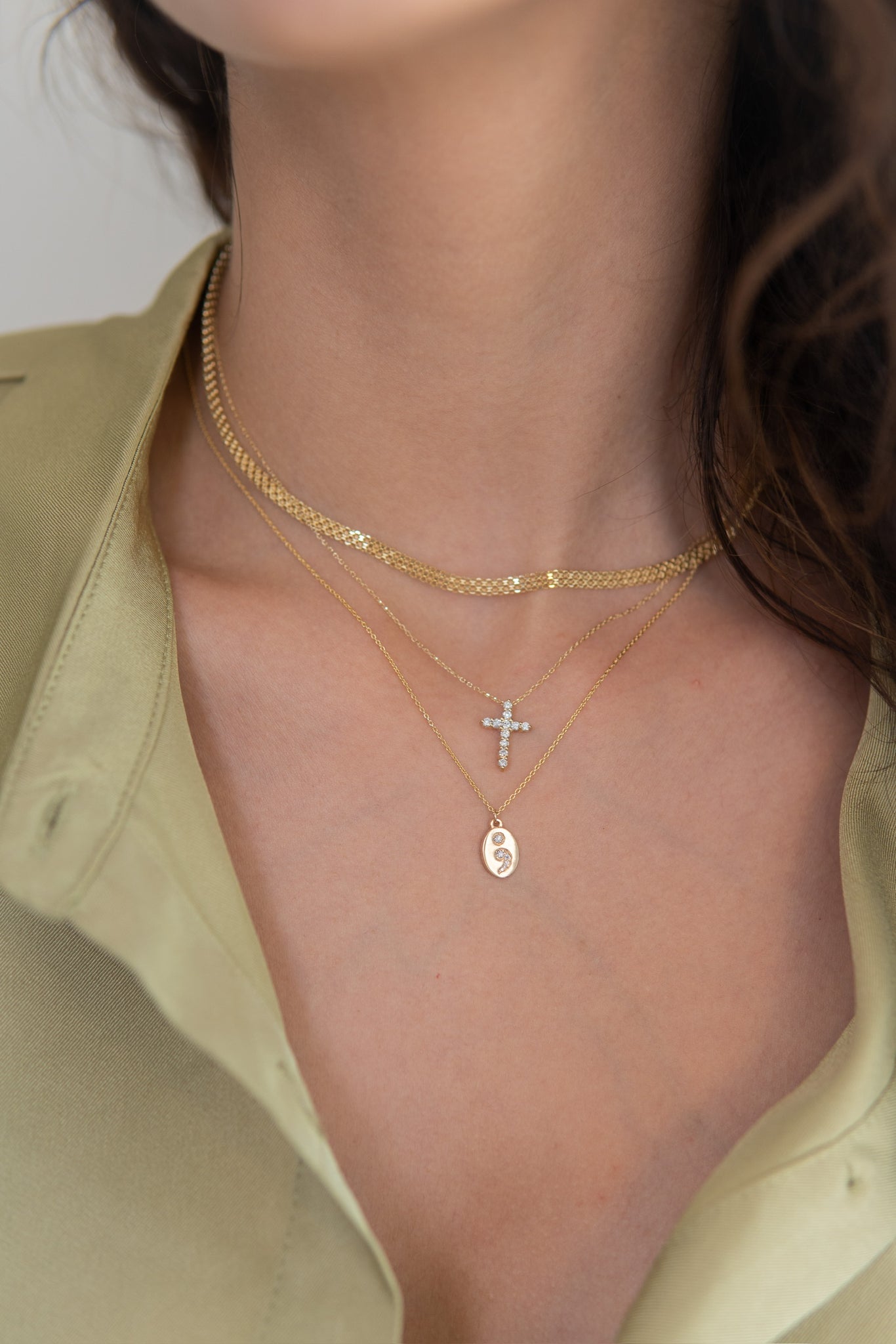 Herringbone Chain Necklace | Gold | Herra | Blooming Lotus Jewelry