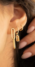 14k Gold Paper Clip earrings