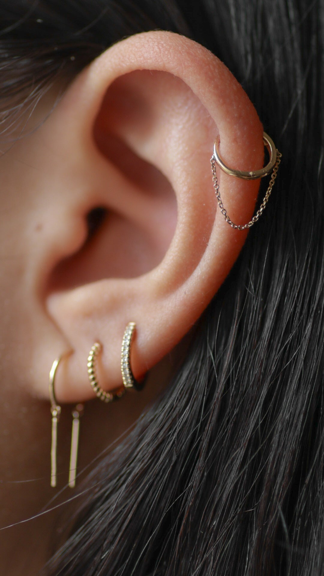14KT Gold Sway Earring