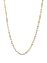 14K Gold Ice Necklace
