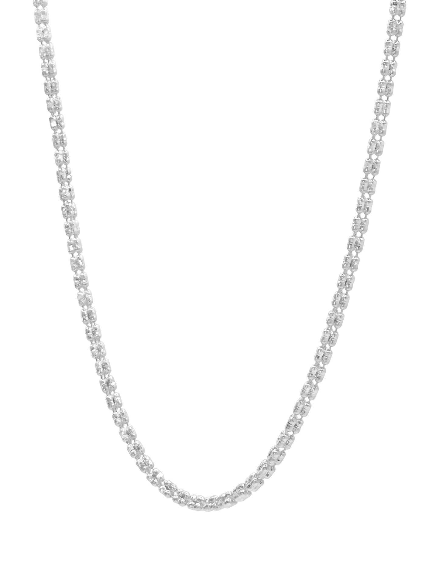 14K Gold Diamond cut Necklace