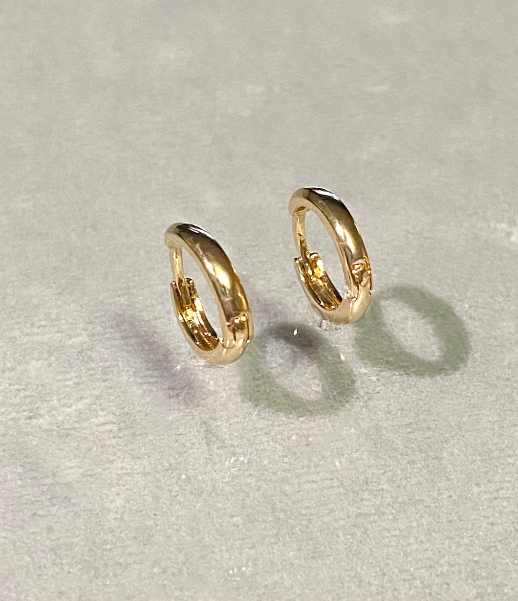 18K Gold Filled Clicker Earrings