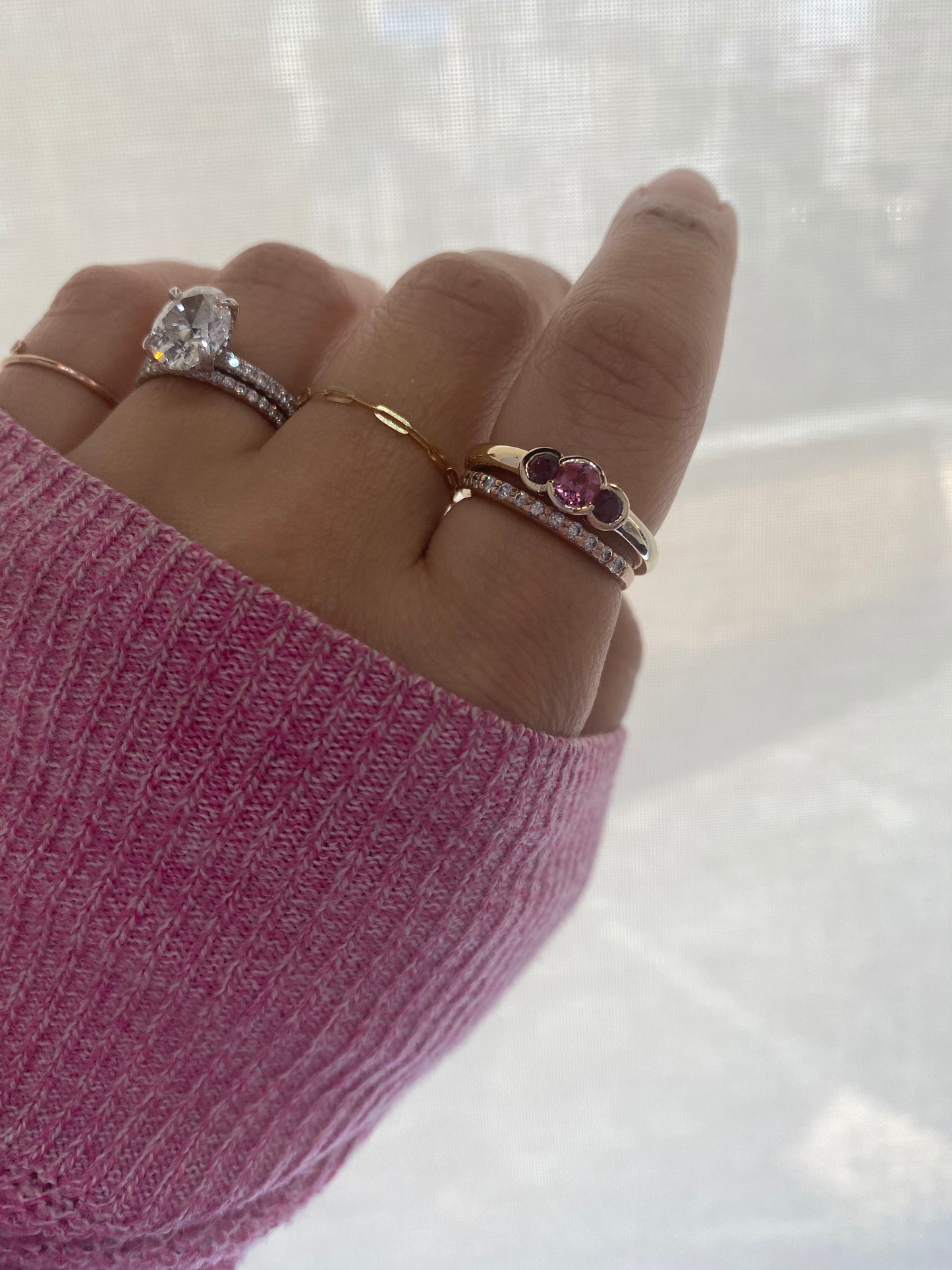 Cynthia's 14K Ruby & Tourmaline Ring